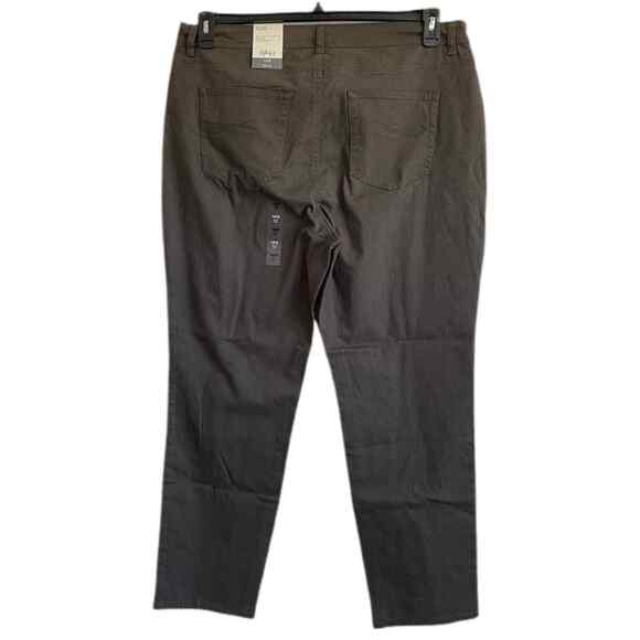 Style & Co Tummy Control High Rise Slim Leg Jeans 24W Green - Picture 3 of 4